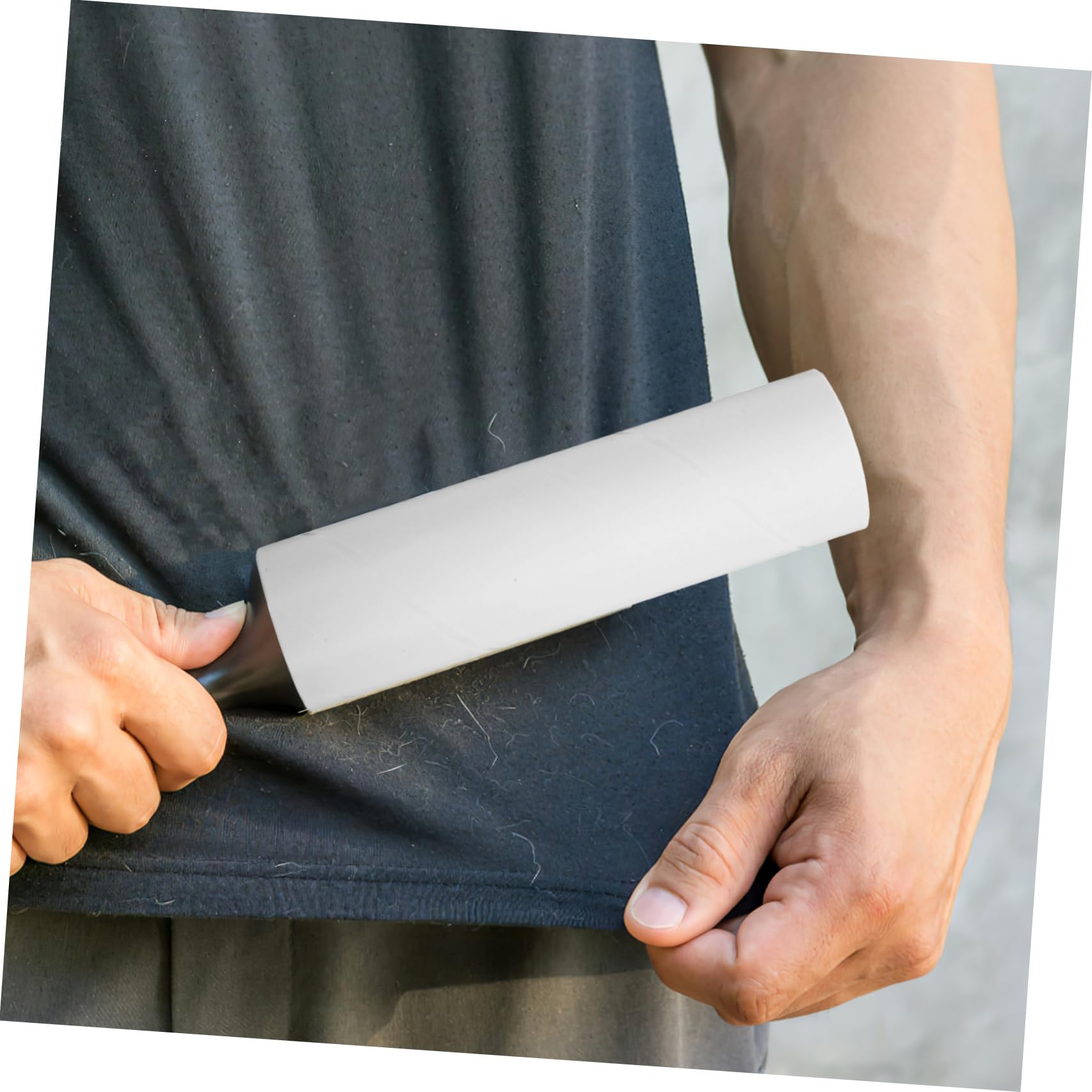 CALLARON 10 Rollen Fusselroller Nachfüllpackungen 50 Blatt Je Rolle Papier Extra Haftend für Tierhaare und Kleidung Leicht zu Ersetzen