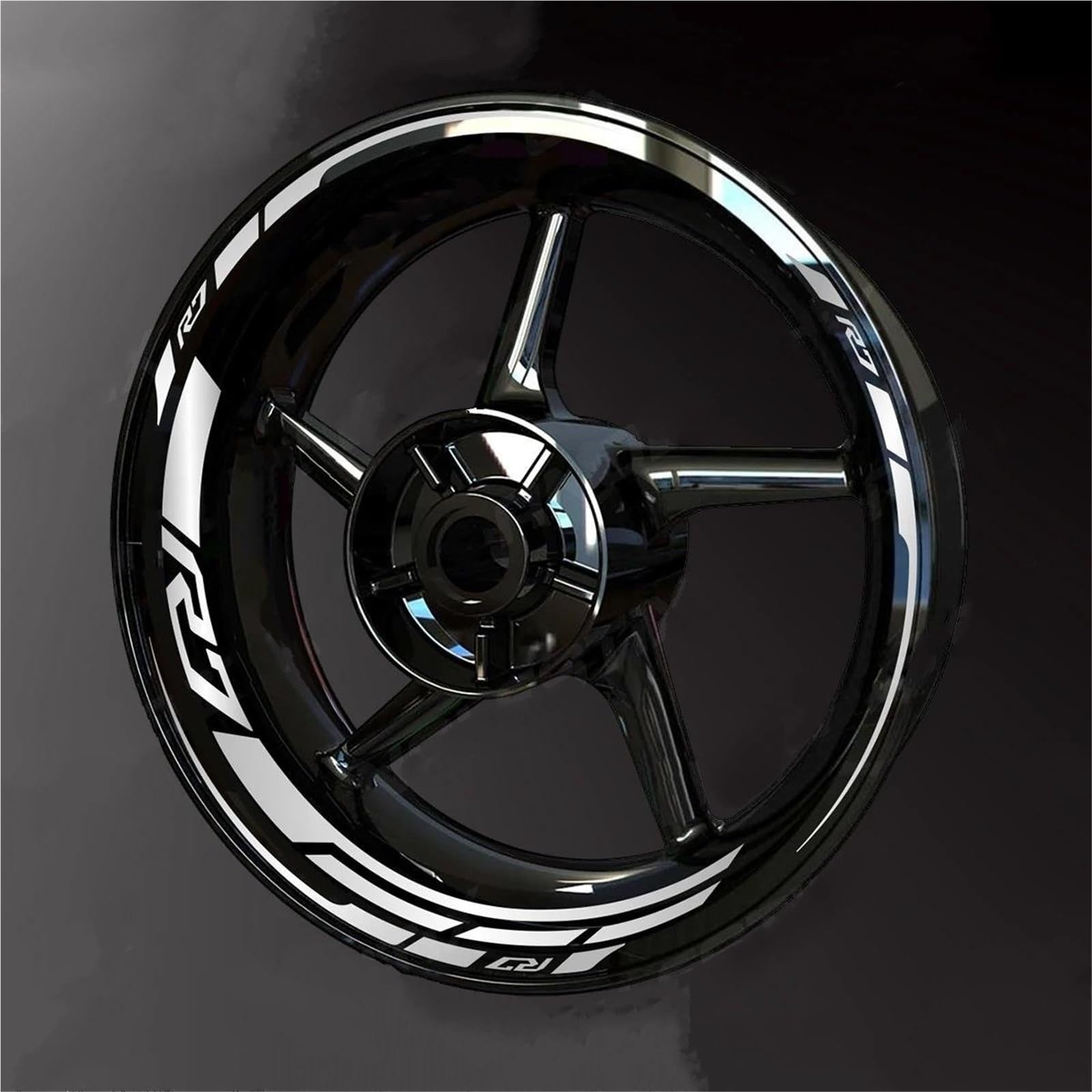 Wheel Stickers Motorcycle Reflective Wheel Decal for YZF-R7 YZF R7 YZFR7 Rim Stripe Decals Waterproof Hub Stickers Rim Reflective Decal