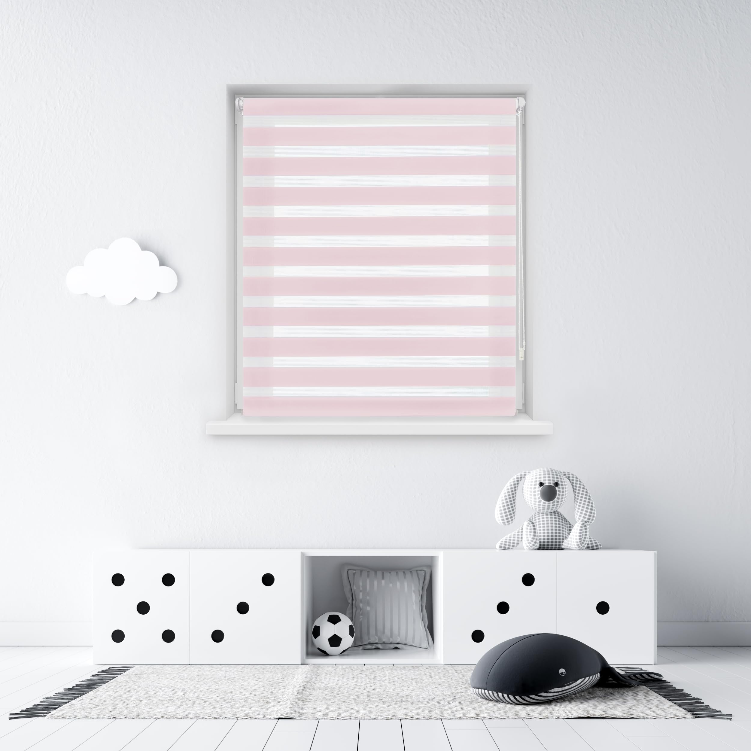 Estor Enrollable Noche Y Día 140x180cm: Doble Capa De Privacidad Y Luz Suave Para Tu Hogar – Fácil Instalación