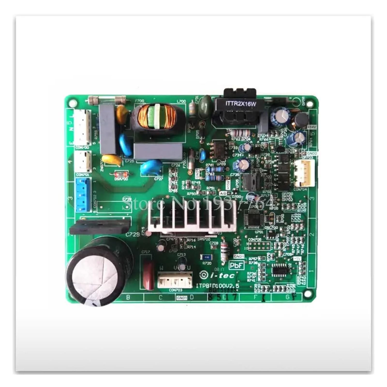 Carte de circuit imprimé pour réfrigérateur compatible pilote Panasonic ITPBID100V2.6