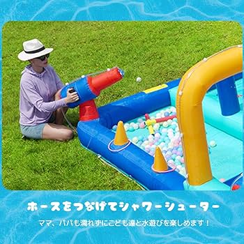 大型遊具　滑り台 子供用 エア遊具 展示品 Amazon | 2024年 大型 プール エアー 遊具 滑り台 ビニール