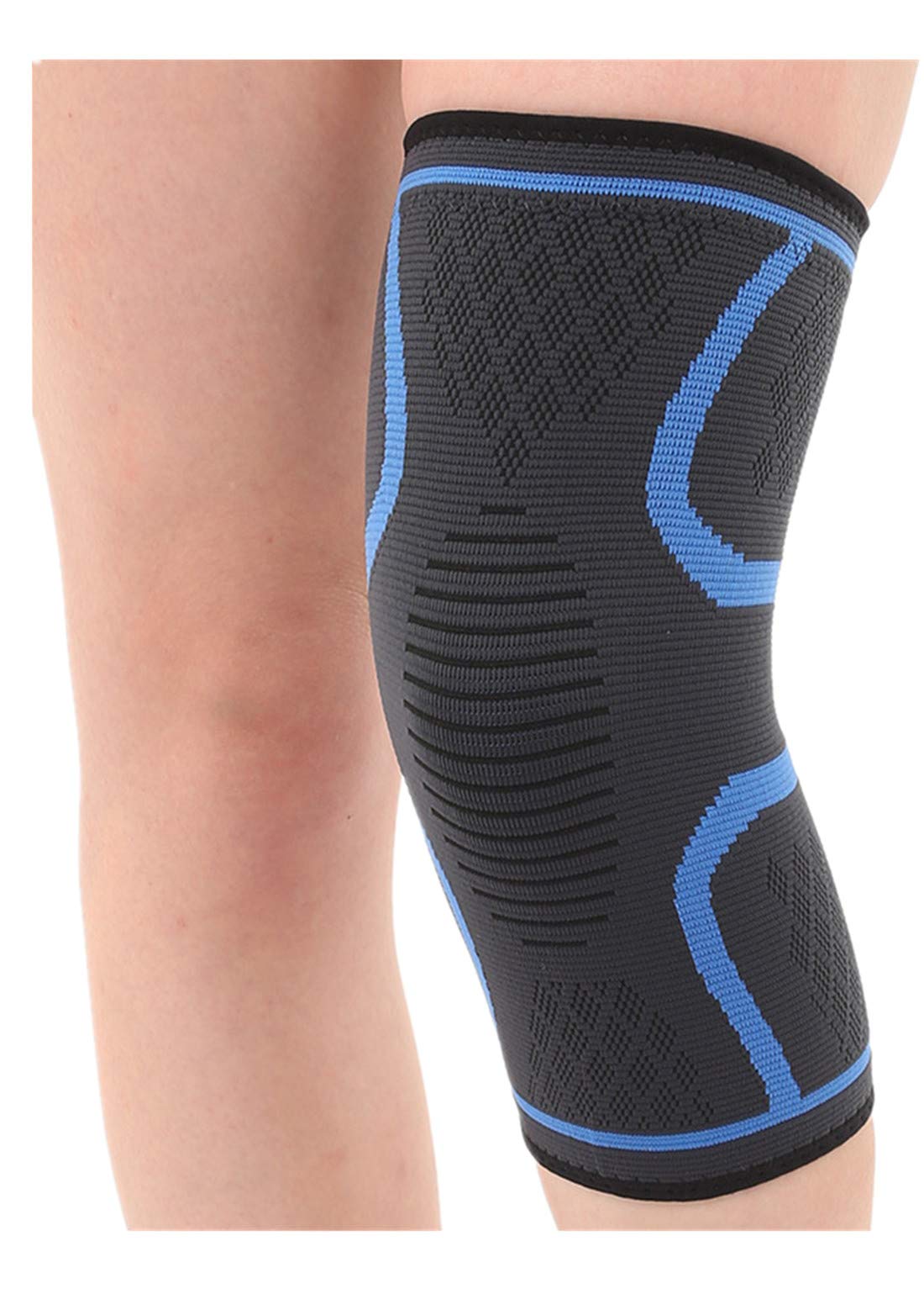 SOLO ACTFIT Kompressions-Knieschoner Lang - Rutschfester Sportknieschutz