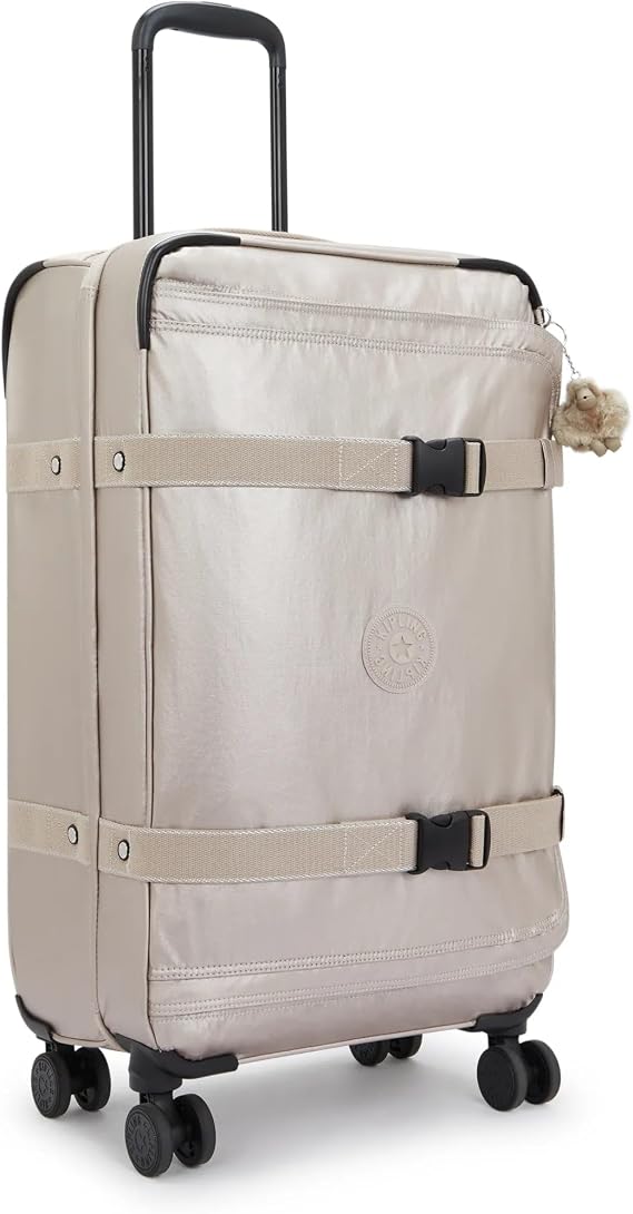 Kipling Spontaneous Medium Rolling Luggage Metallic Glow One Size