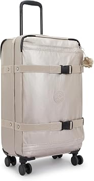 Kipling Spontaneous Medium Rolling Luggage Metallic Glow One Size