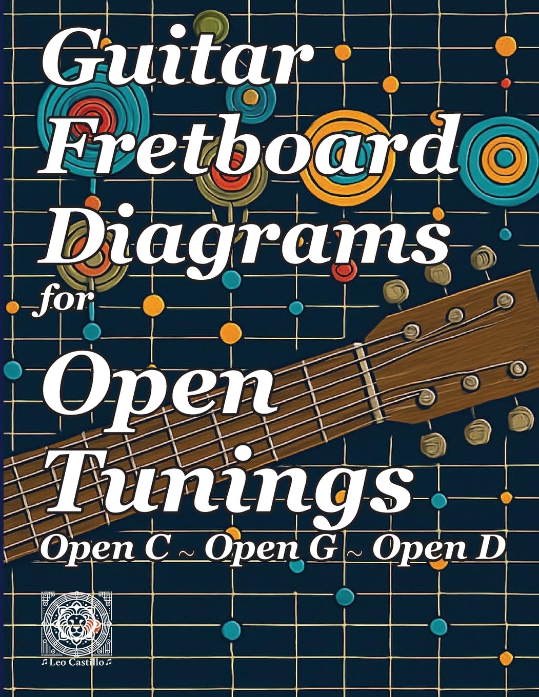 Guitar Fretboard Diagrams for Open Tunings