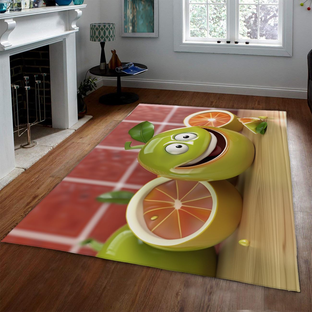 Tappeto 90x150 lavabili in lavatrice per bambini Stanza giochi Tappetino la camera da letto antiscivolo a pelo basso Moquette sottile cucina Sala pranzo Casa colonica Nursery