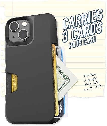 Miniatura 2 de Smartish - Juicy Fruit - Funda tipo cartera para iPhone 13 Mini - Wallet Slayer Vol 1 delgado + protector Soporte para tarjetas de crédito - Se