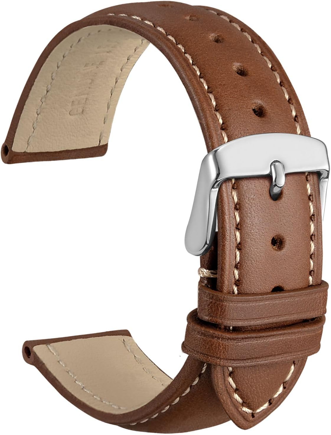 Watch Strap, 0.55, 0.63, 0.71, 0.75, 0.79, 0.83, 0.87, 0.91, 0.94 inch (14, 16, 18, 19, 20, 21, 22, 23, 24mm), Replacement Band, Vintage Leather Watch Band, Genuine Leather