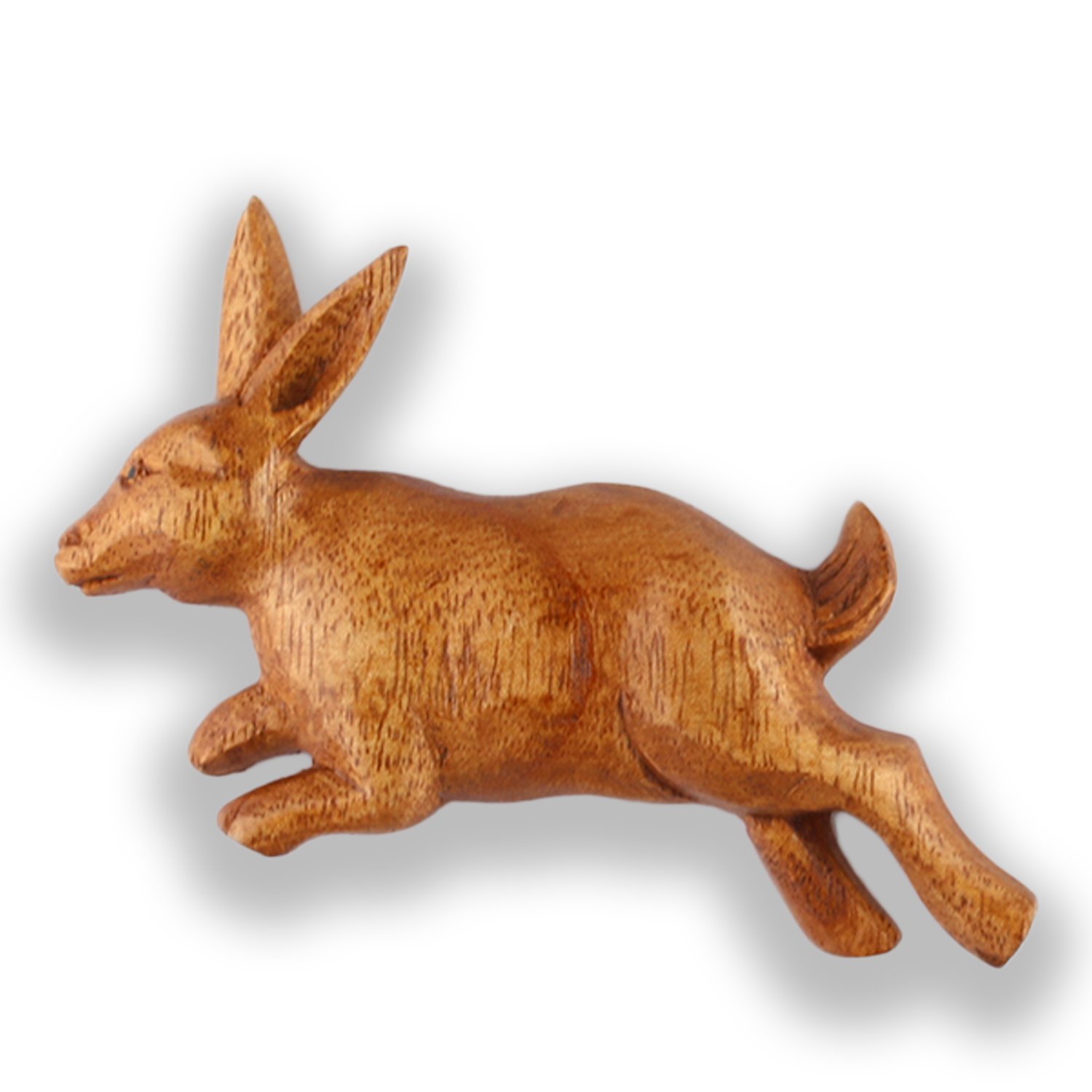 ART-CRAFT Handgeschnitzter Holz-Tier-Magnet Memo-Clip Hase