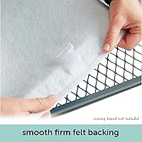 Vista 5 de oliso Funda para tabla de planchar – 100% algodón con almohadilla de fieltro profesional, se adapta a tablas estándar de 54 x 15 pulgadas – Ajuste