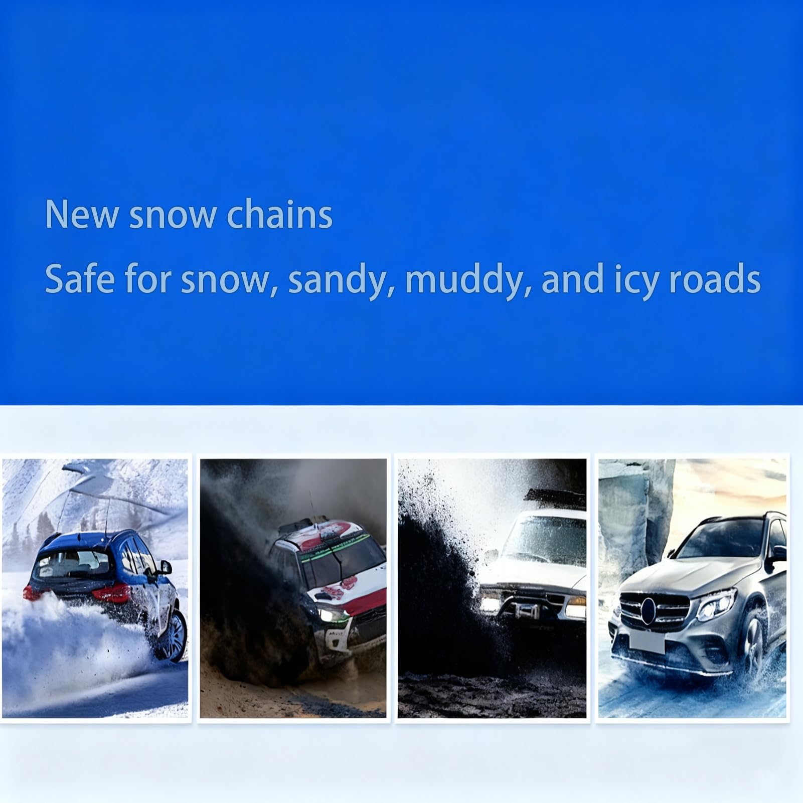 Cadenas Para La Nieve 10 Piezas De Correas Ajustables Antideslizantes Para