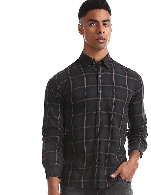 Buy Arrow Men's Slim fit Casual Shirt at Amazon.in