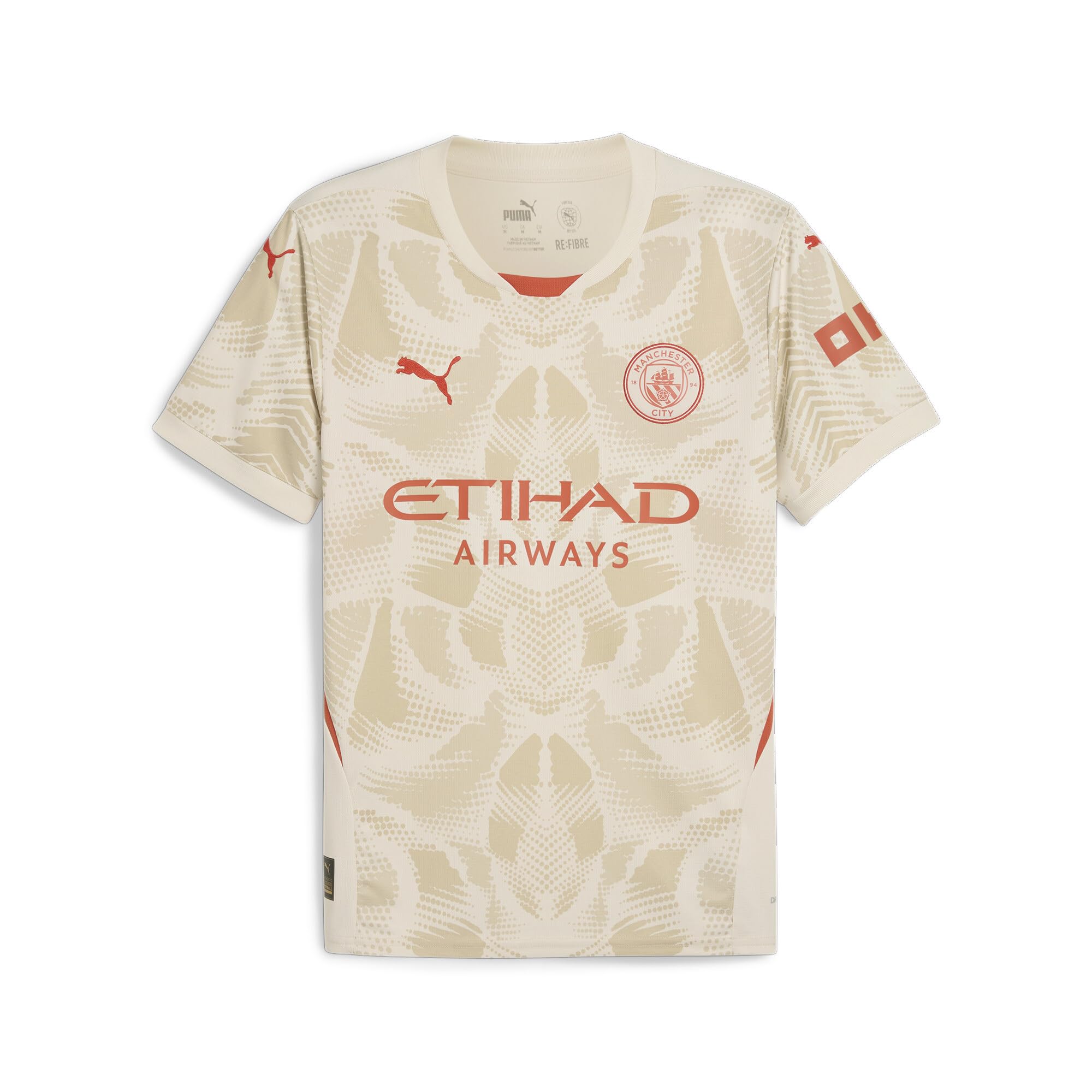 PUMA Men’s Manchester City FC 2024/25 Soccer Goalkeeper Shirt - White - Size: XL
