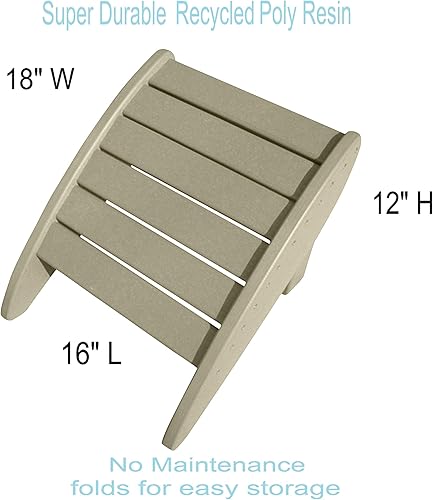 Miniatura 2 de Phat Tommy Poly reciclado al aire última intervensión Patio reposapiés Otomano