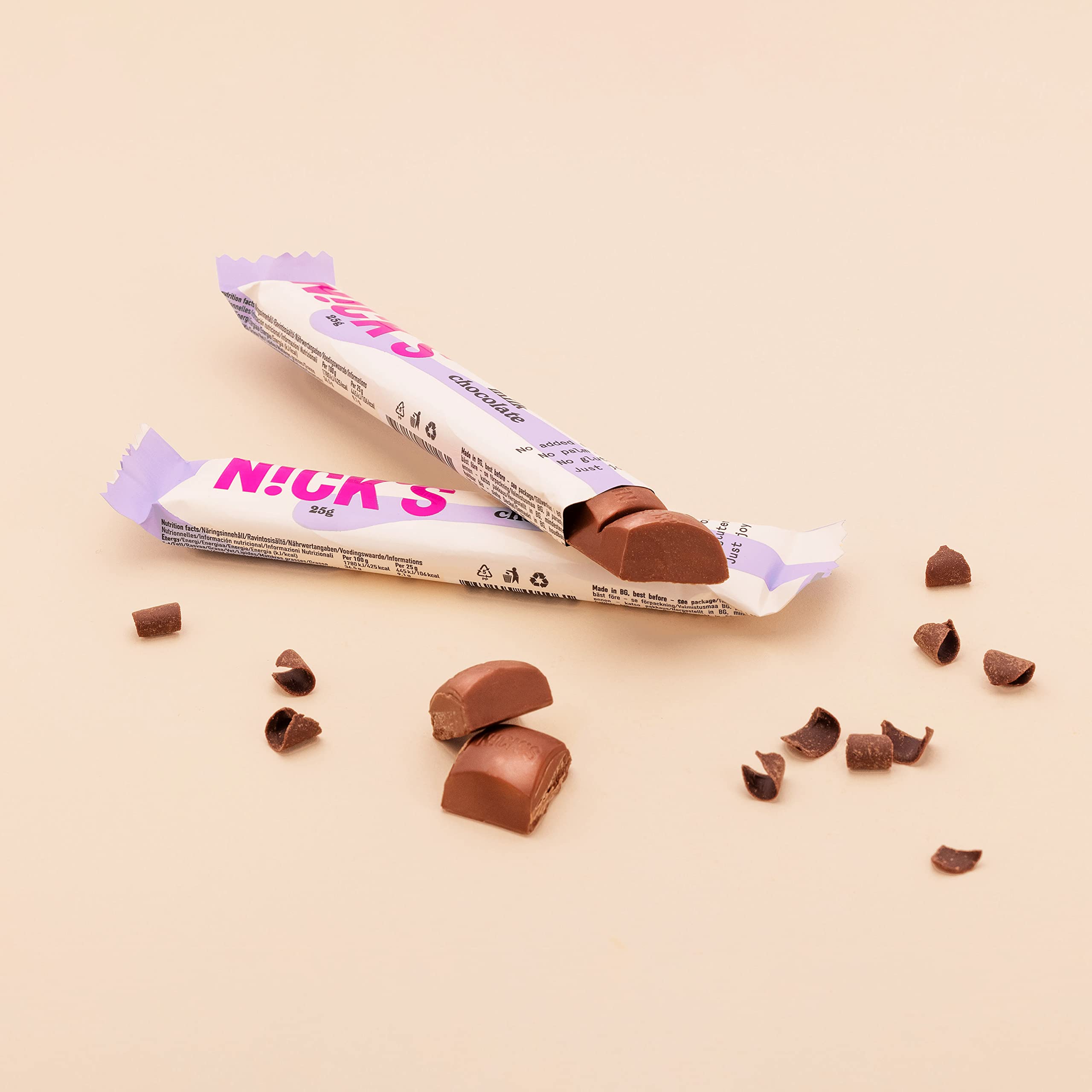 Buy NICKS Chocolate Mix Box, Keto Snack Bars No Added Sugar Gluten Free