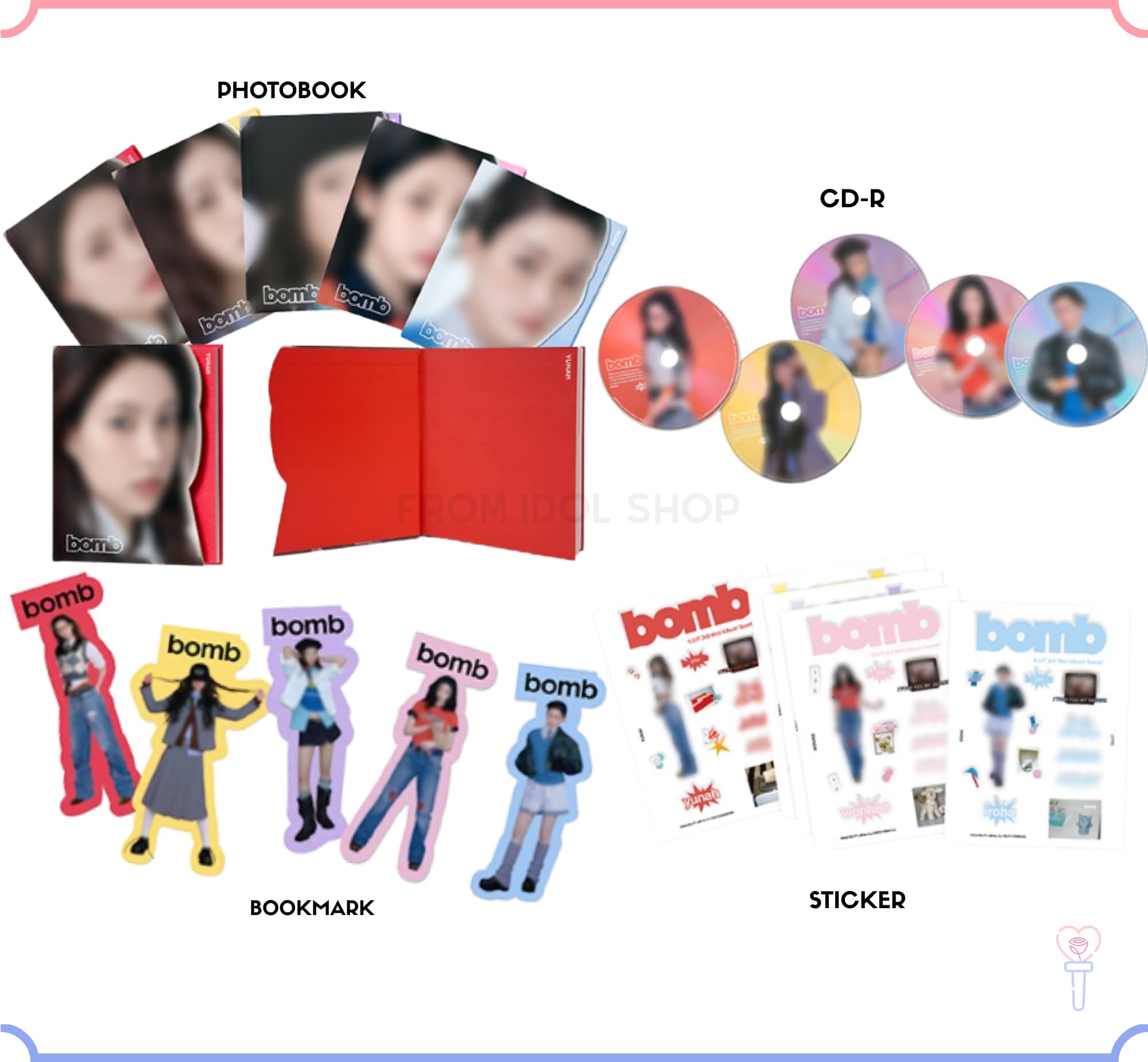 Amazon.com: ILLIT bomb 3rd Mini Album (GLLIT - WONHEE Ver.) : Home
