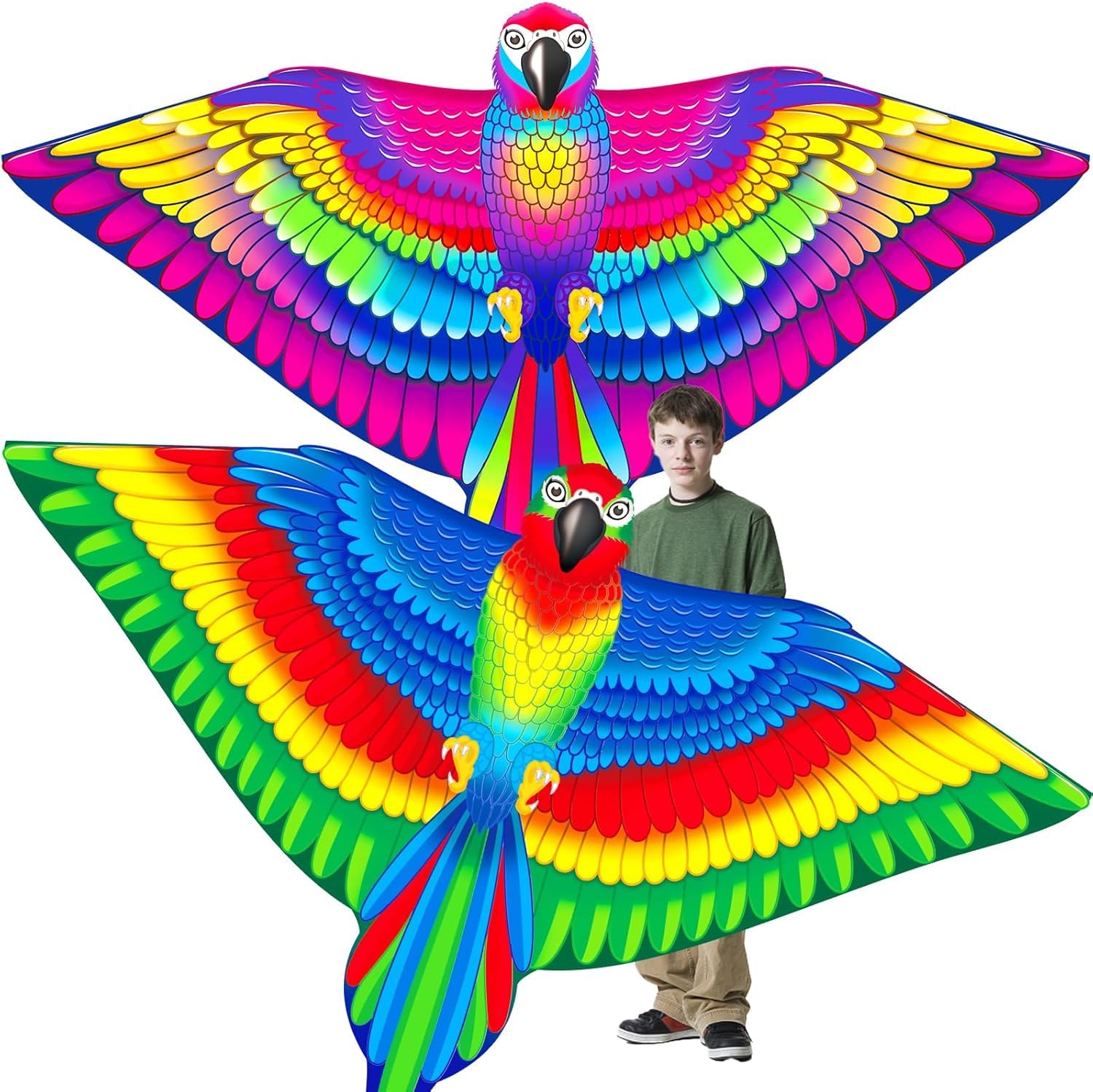 Huge Kites, Kite for Kids and Adults Easy to Fly Kite for Beginners with 328ft String