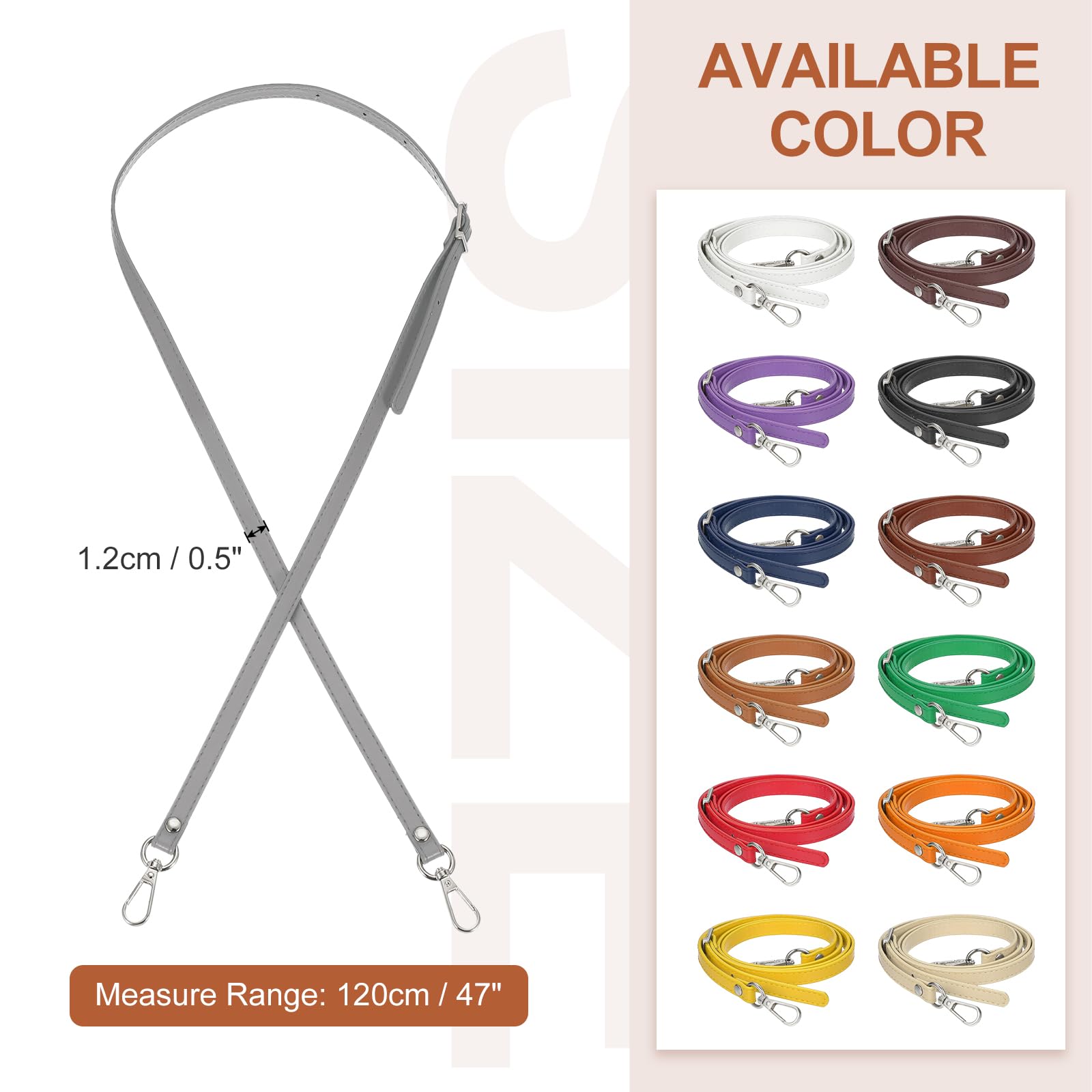 PATIKIL Leather Purse Strap Replacement - Image 2