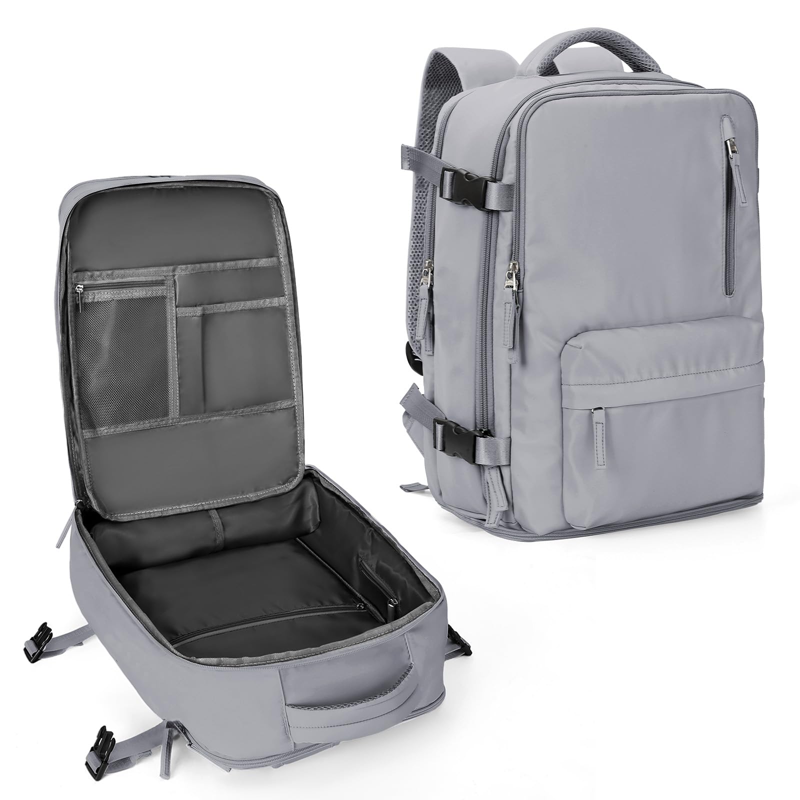 WONHOX Large Travel Backpack Carry on Flight Approved Laptop Work Business Backpack for Women Men Mochila de Viaje