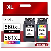 Heroil PG-560XL CL-561XL PG 560 XL Nero CL 561 XL Colore Cartucce d'inchiostro Sostituzione
