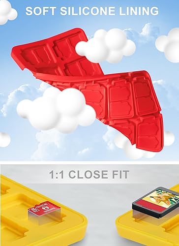 Miniatura 4 de Switch Game Case Designed for Nintendo Switch Game Holder Storage Card Cute Kawaii Cartridge Cases for Switch 24 Games Card Slot & 48 Micro SD Cards