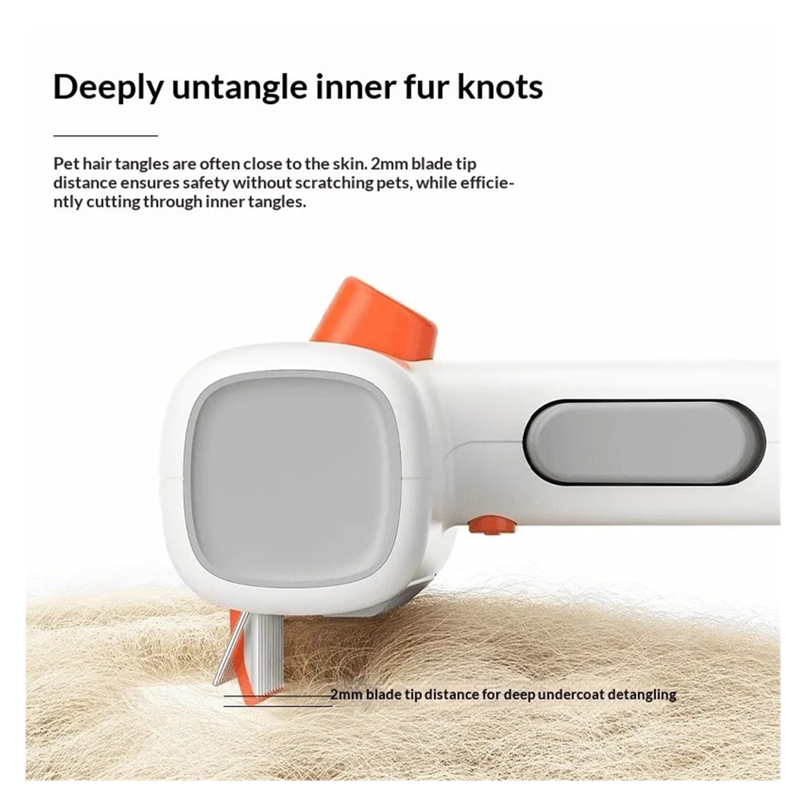 1 szt. Petgravity 2 w 1 obrotowy grzebień do usuwania wyczesywania zwierząt domowych