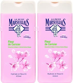 Extra Soft – Cherry Blossom Bath and Shower Gel Bottle – 650ml – Pack of 2