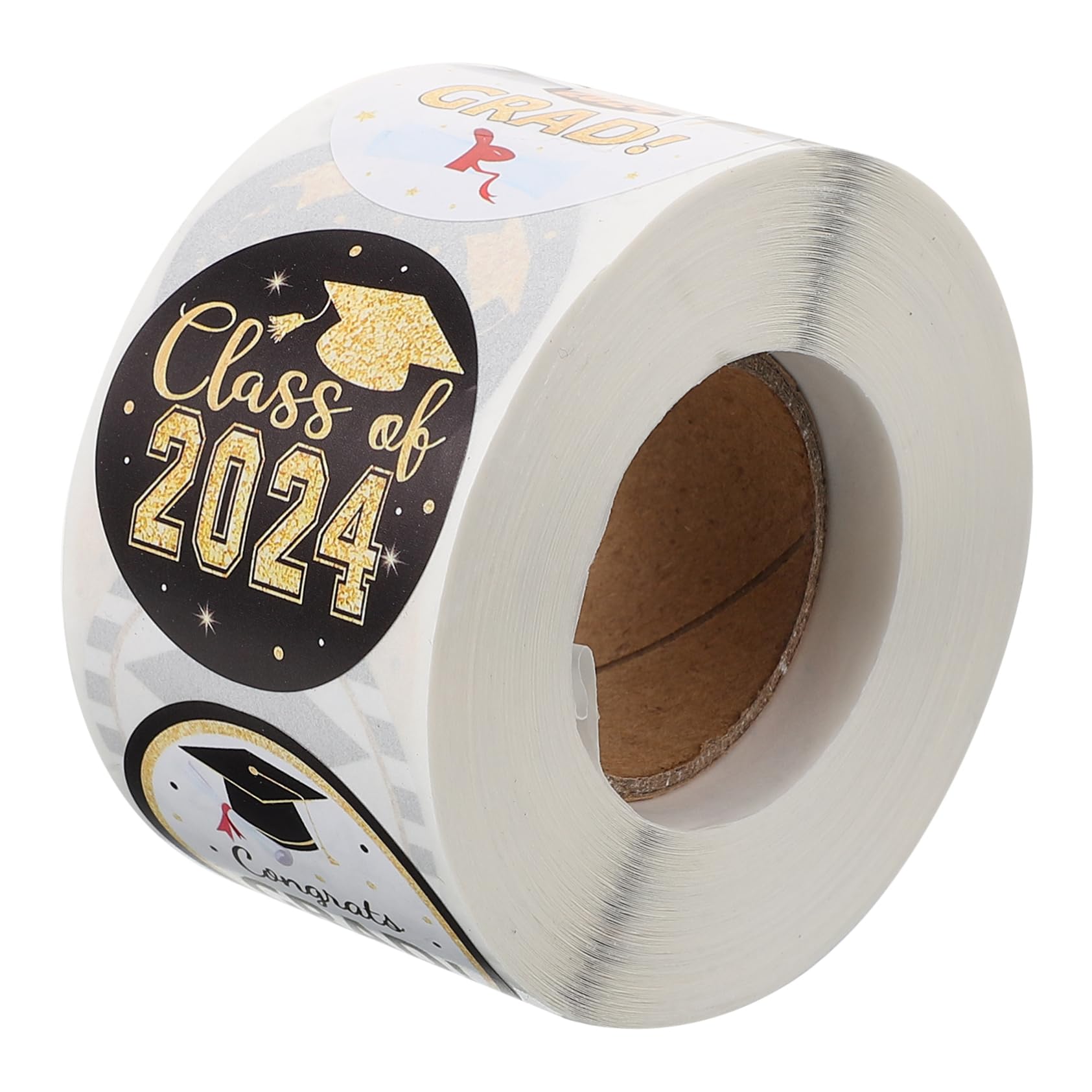 TEHAUX 5rotoli Adesivi Decorativi Per Etichette Adesive Auto-adesive Per Confezioni Biglietti e Sacchetti Dolci