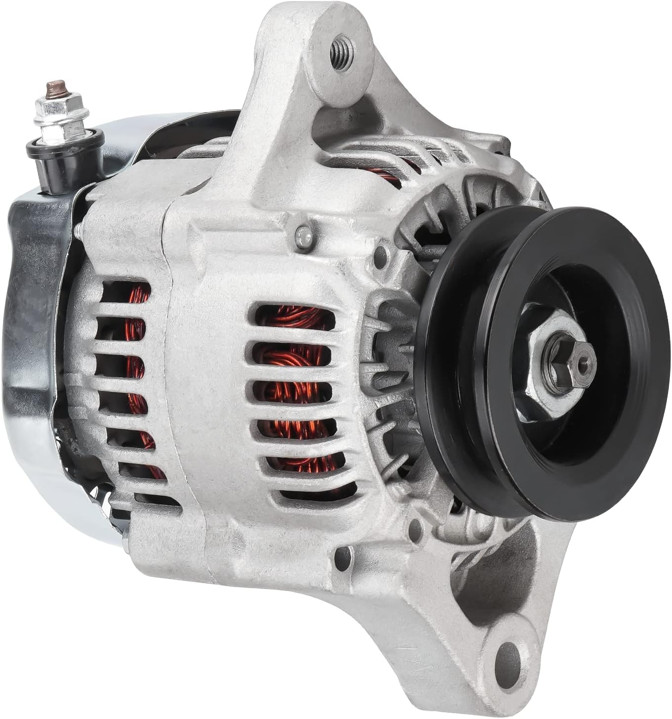 New Alternator Fit for Kubota Tractor 2.8L Diesel Engine L2800 L3130 L3400 L3430 L39 L4300 M4700 M4800 M4900 M5400 M5700 MX5000F, 3A011-74010, 400-52172