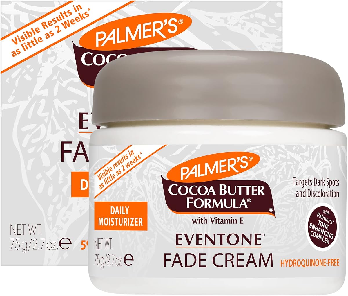 Cocoa Butter Formula Eventone Fade Cream for Dark Spots (2.7 Oz) | With Niacinamide to reduce dark spots, age spots & uneven skin tone for radiant skin. Daily moisturizer for all skin types