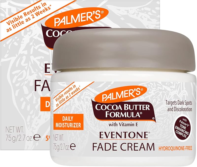 Cocoa Butter Formula Eventone Fade Cream for Dark Spots (2.7 Oz) | With Niacinamide to reduce dark spots, age spots & uneven skin tone for radiant skin. Daily moisturizer for all skin types