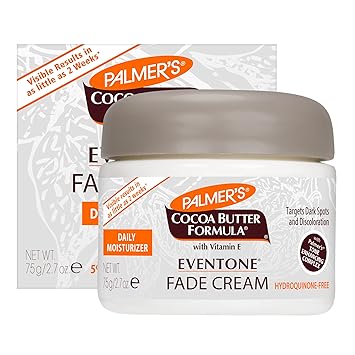 Palmer's Cocoa Butter Formula Eventone Fade Cream, Anti-Dark Spot Fade Cream with Vitamin E and Niacinamide, Helps Reduce Dark Spots & Age Spots, 2.7 Ounce