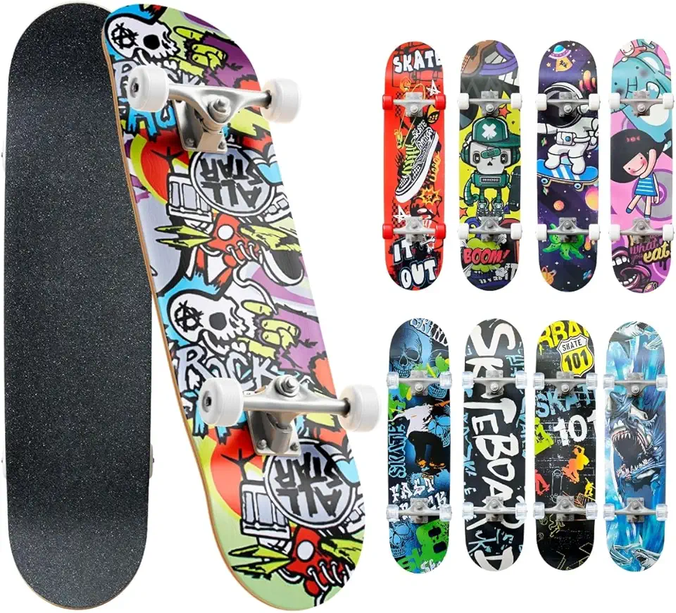 Skate Infantil Criança Montado Completo Modelos Até 50kg