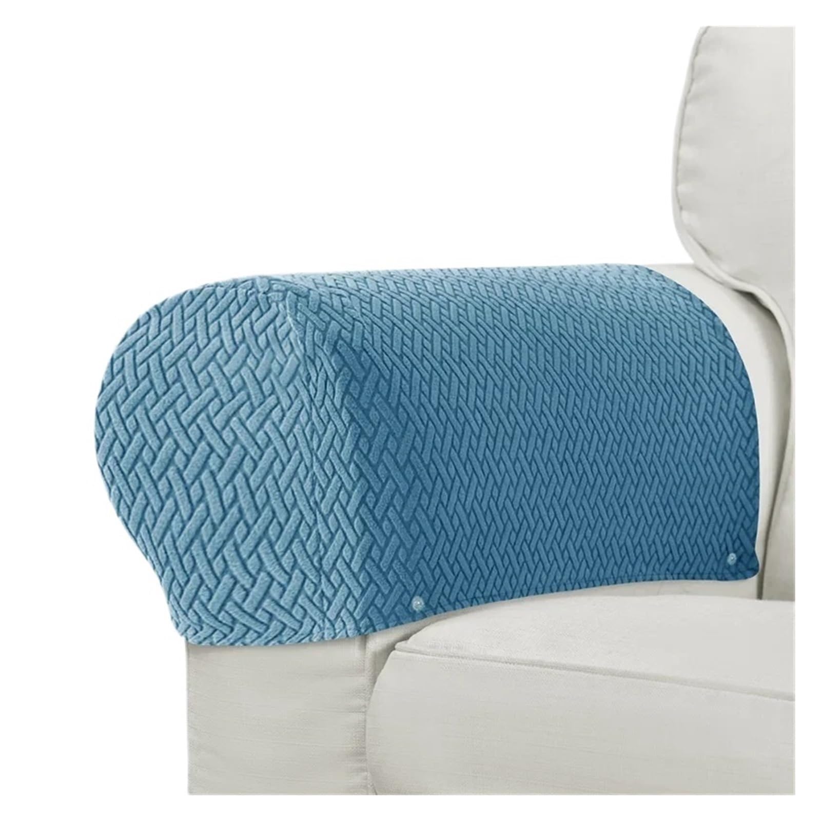 SFOIKVG Arm Covers 2pcs/set Jacquard Sofa Armrest Cover Anti-dirty Couch Chair Arm Protector Stretch Dustproof Towel Armchair Home Decor for Sofa Chair(A8 armrest cover)