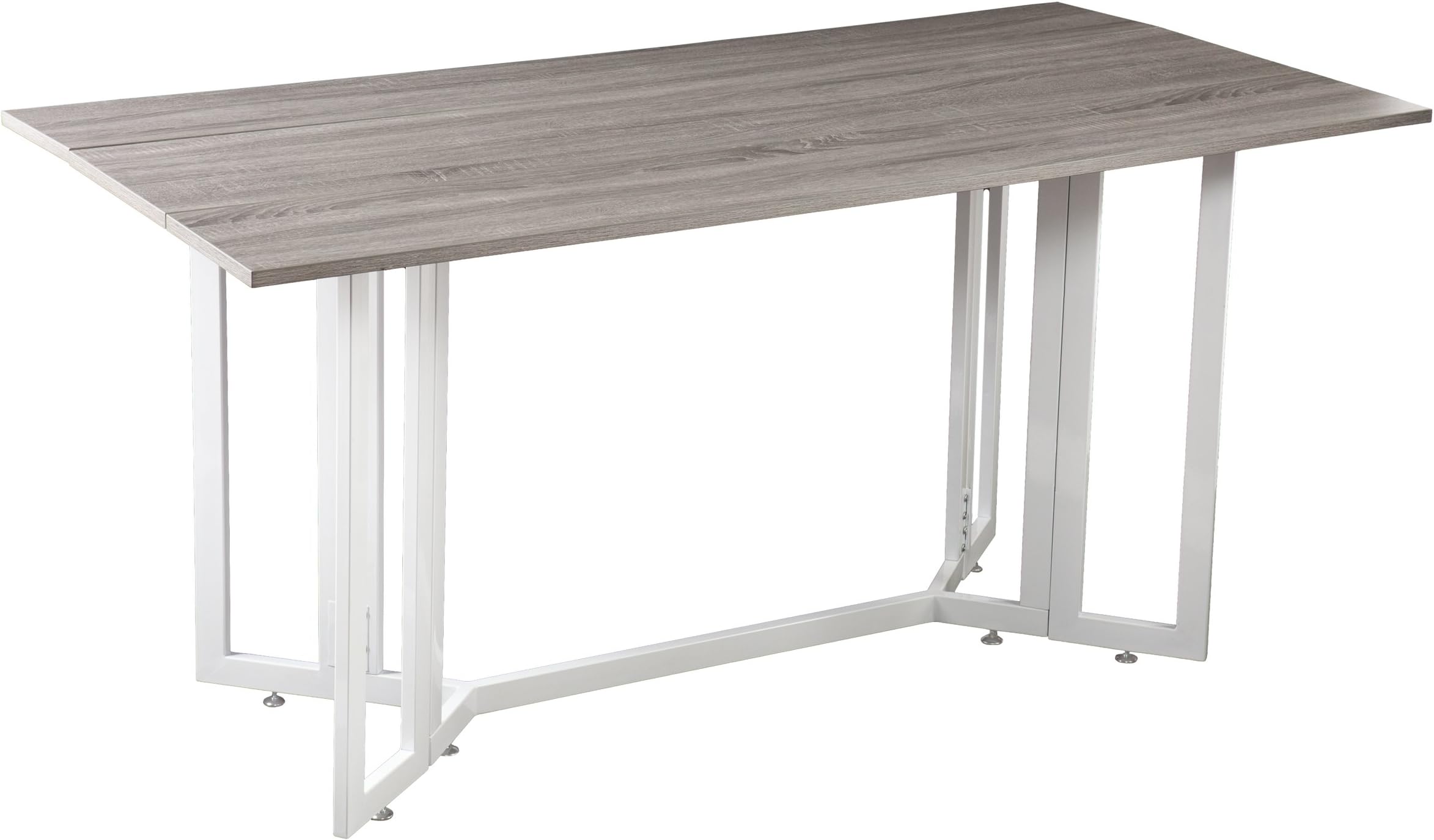 SEI Furniture Southern Enterprises Holly & Martin Modern Drop Leaf Table, Multi-Colour