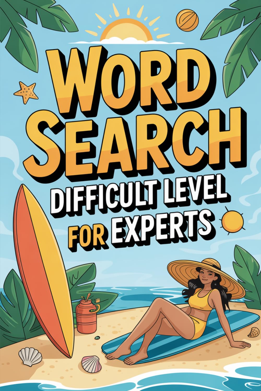 Word Search Difficult Level for Experts: Interactive Puzzle Workbook for Grown-Ups