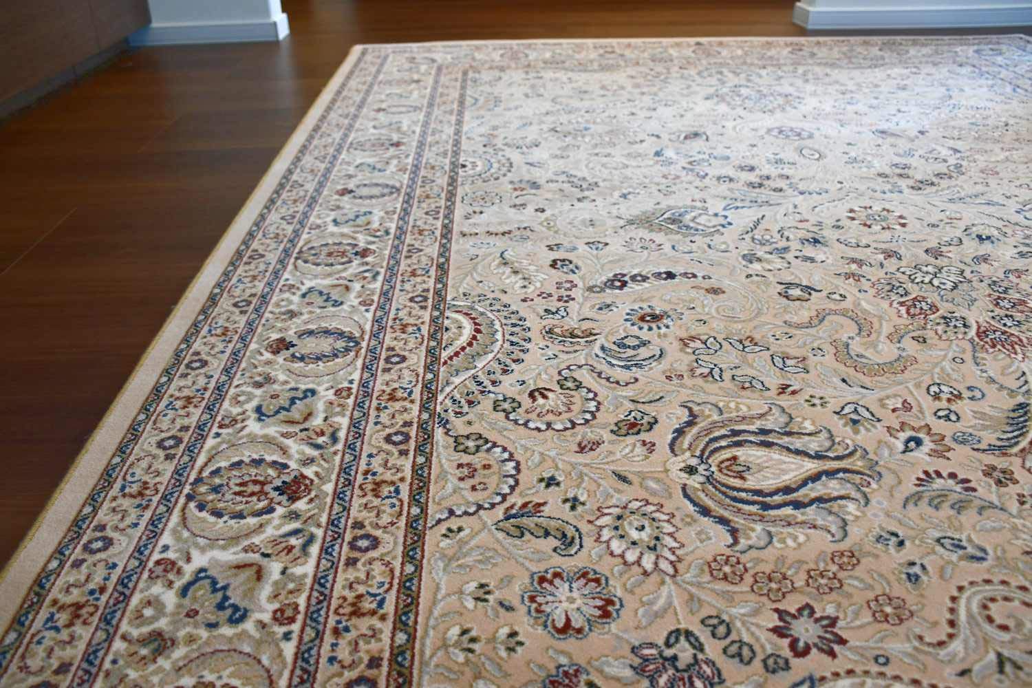 Amazon | 絨毯 カーペット ラグ 約 6畳 240x340cm ベルギー ウール 60 
