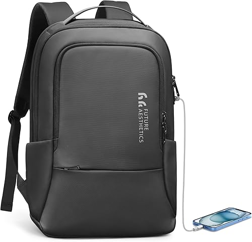 hk Mochila de viaje para laptop, Negro -