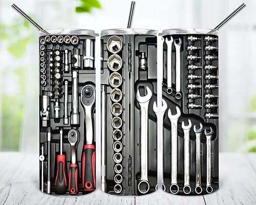 Vaso delgado de 20 onzas con tapa y pajilla, regalos para hombre, regalos de cumpleaños para papá, taza de viaje para padre, acero inoxidable, doble