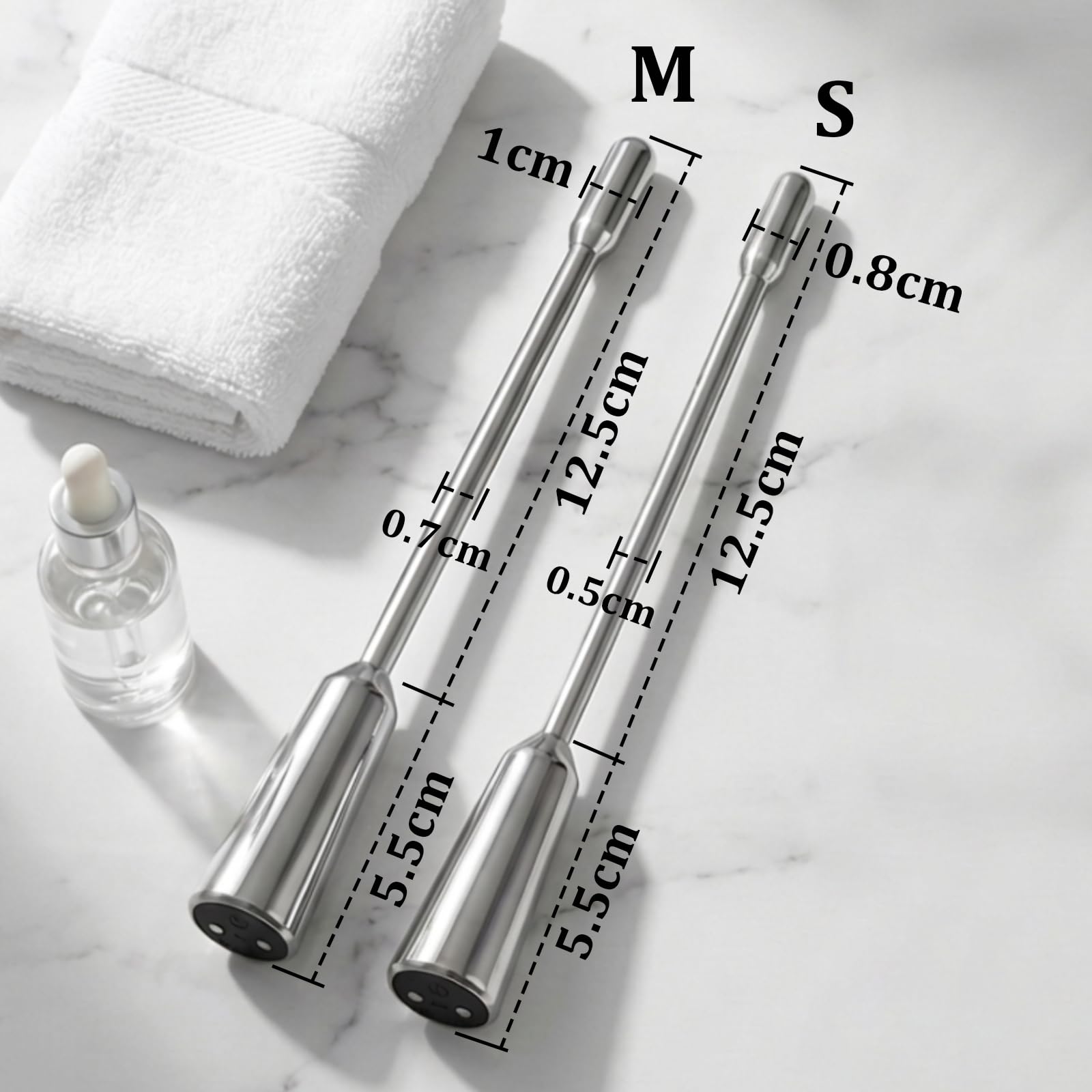 Vibratore Uretrale Dilatatore Pene Giocattoli Sessuali Vibranti per Uomocon Sonda Uretrali per Uomini Masturbazione Plug Penieno Vibrante 10 Modalità di Vibrazione Stimolazione Uretrale, 8MM