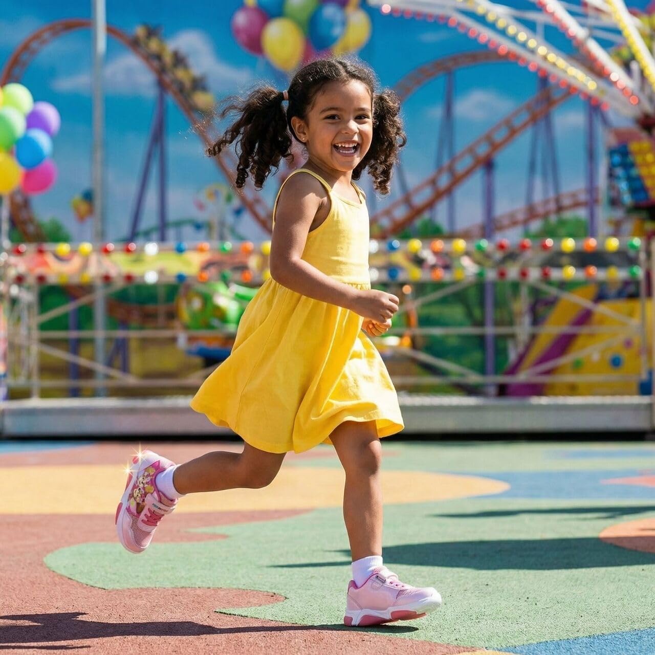 Leomil Paw Patrol Baskets Lumineuses pour Filles Chaussures Enfants, Idéal pour l'école et Les Loisirs