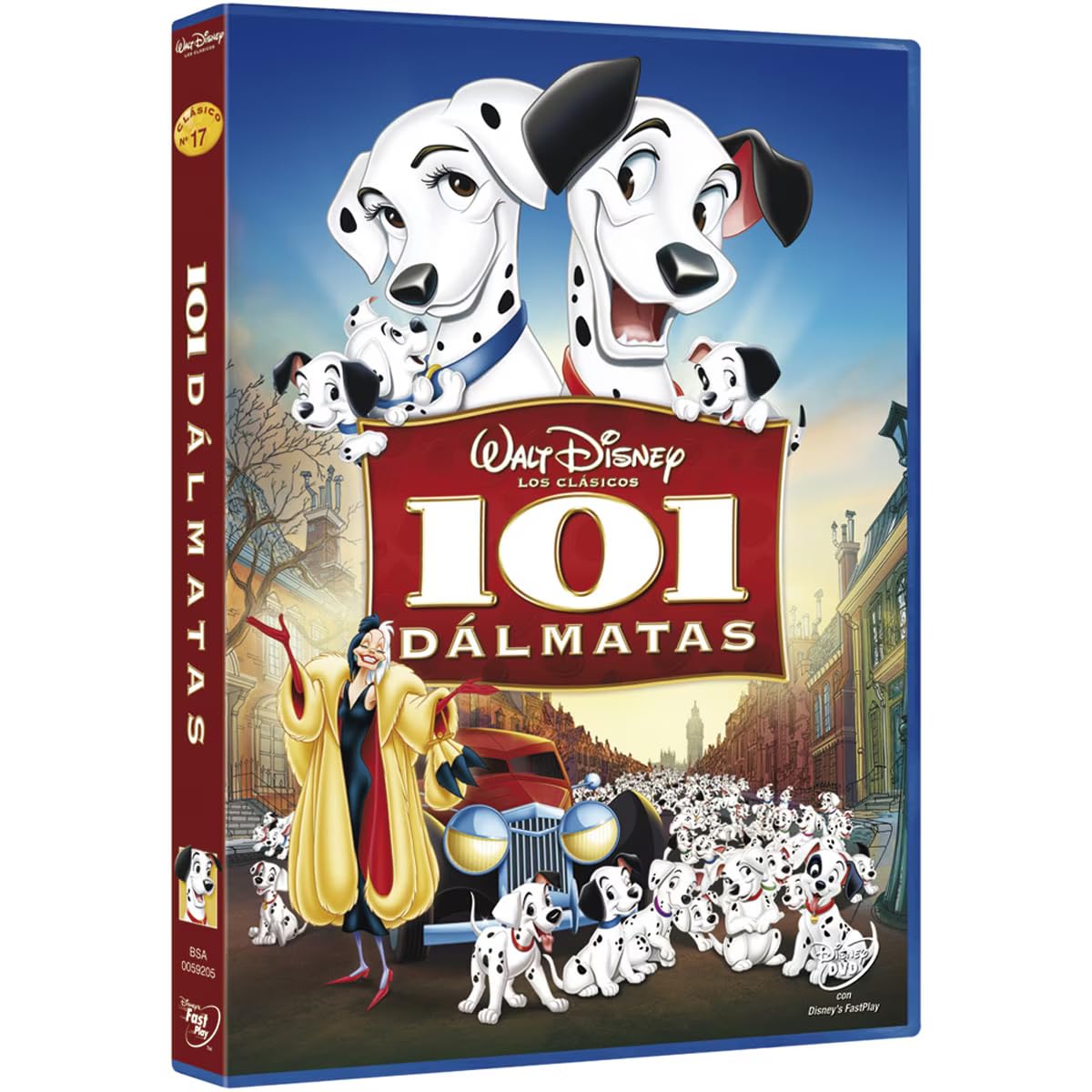 101 Dálmatas (Dvd Import) (European Format - Region 2) (Non Us Format) (2012) Vv.Aa.; Wolfgang Reitherman; Clyde Geronimi; [DVD]