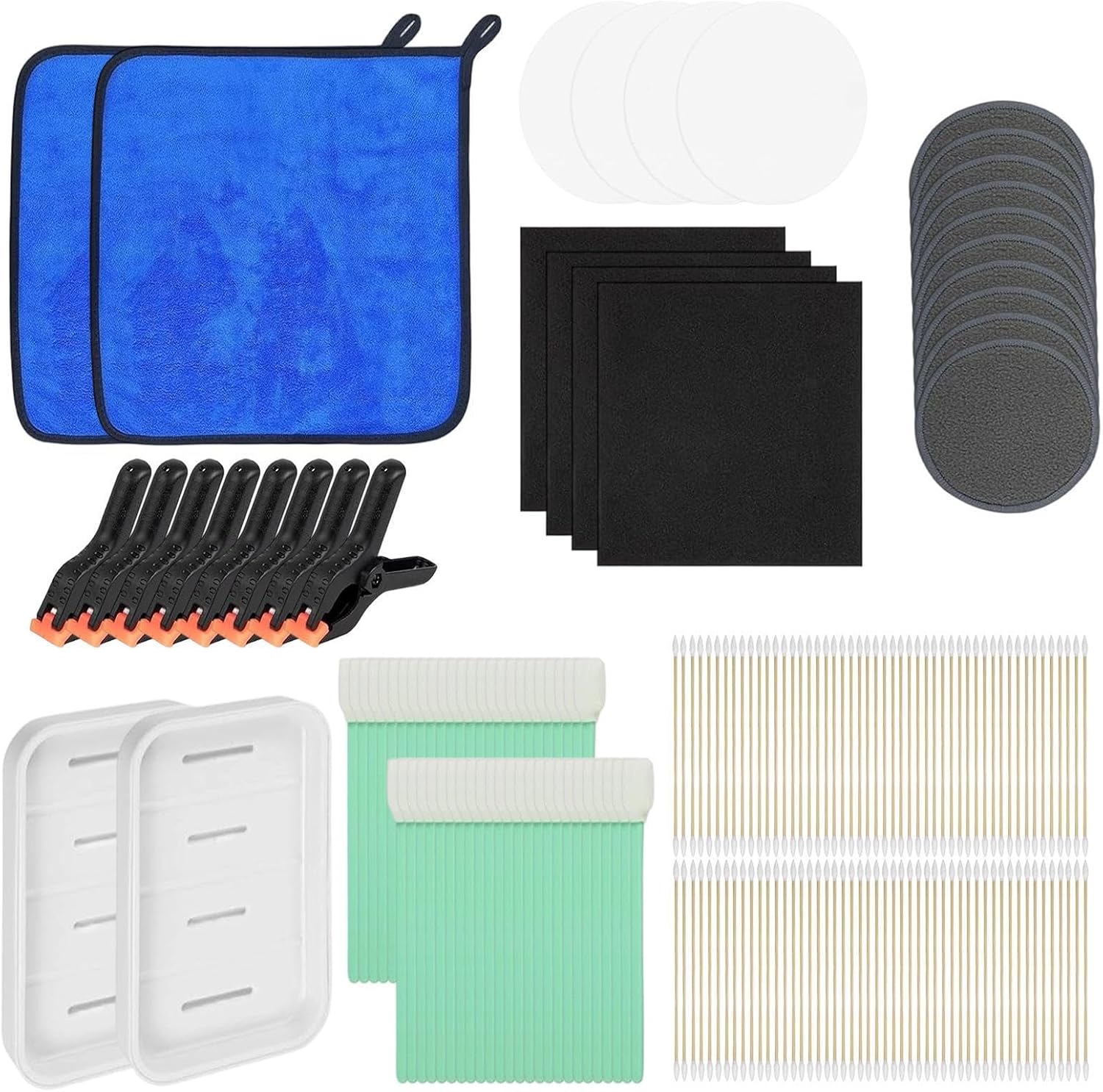 Card Restore Kit - Cleaner and Flattening Tools for Collectibles | Maintenance Set with Fixing Clamps and EVA Shaping Foam, Card Care Solution for Men, Women, Youth, Professionals, Beginners