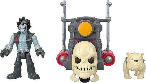 Miniatura 1 de Fisher-Price Imaginext DC Super Friends Lobo - Figura posable y juguete transformador de motocicleta para preescolar a partir de 3 años