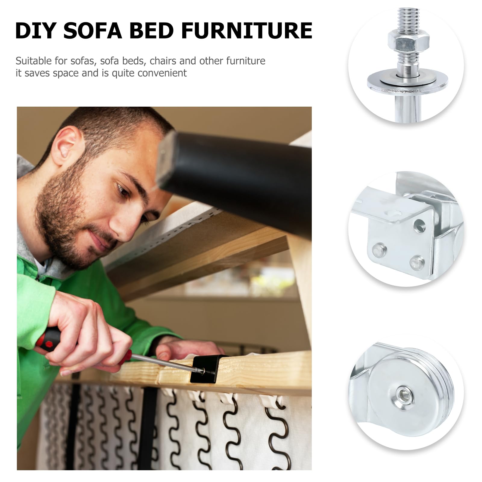 Veemoon 2stücke Verstellbares Sofa Kopfstützen-scharnier Gang Verstellbare Möbel-hardware Für Sofas Betten Und Stühle Praktisches Zubehör Alten Scharnieren