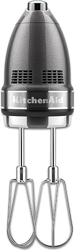 Miniatura 5 de KitchenAid Batidora de Mano Digital con 7Velocidades y Accesorios Turbo Beater II KHM7210 Empire Red
