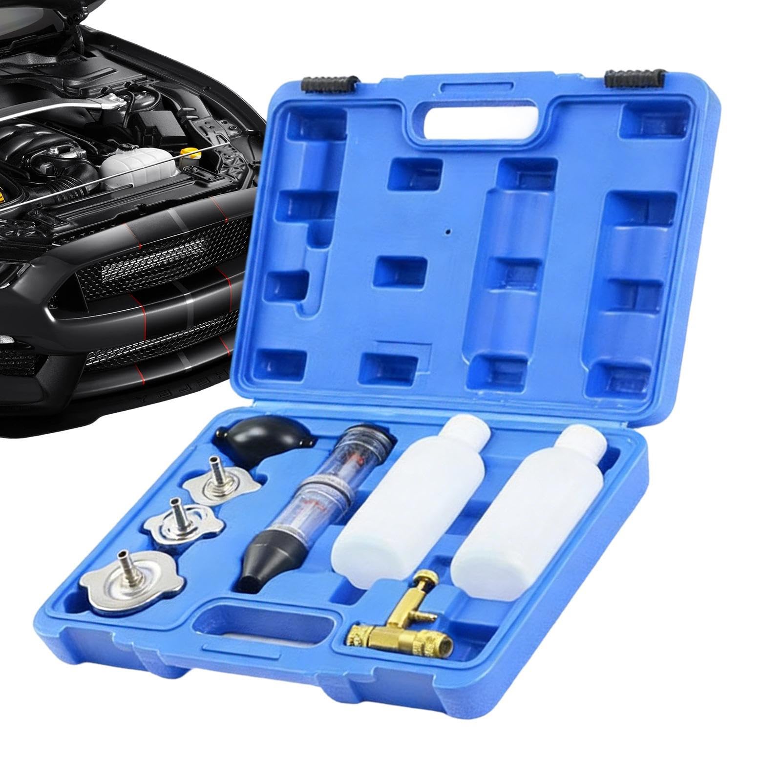 Kit Probador de Junta de Culata Herramientas de Detección para Vehículos | Probador de Fugas de Combustión para Reparación y Diagnóstico Mecánico de Motores de Coche Camión Excavadora