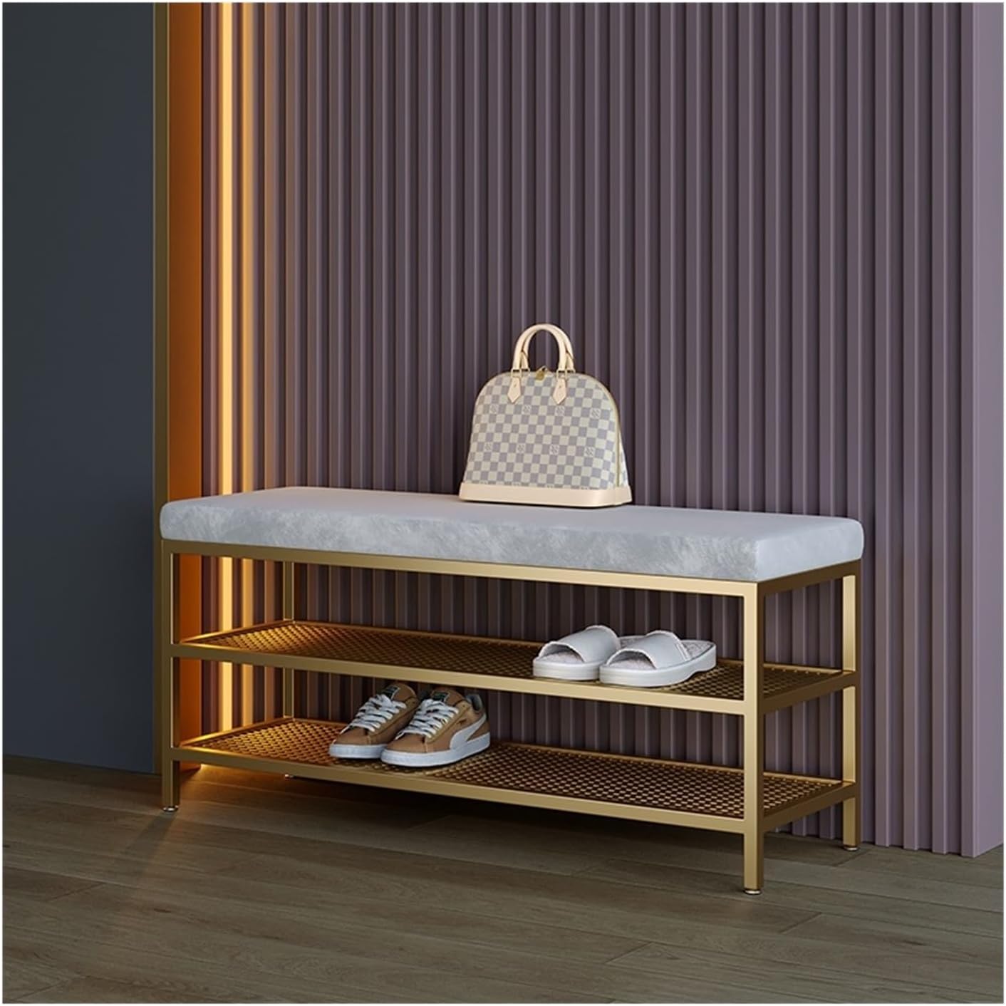 Home Furniture, Shoe Rack Clothing Desk Tower Hidden Show Dining Seat Cupboard Bench Archivadores(Red)