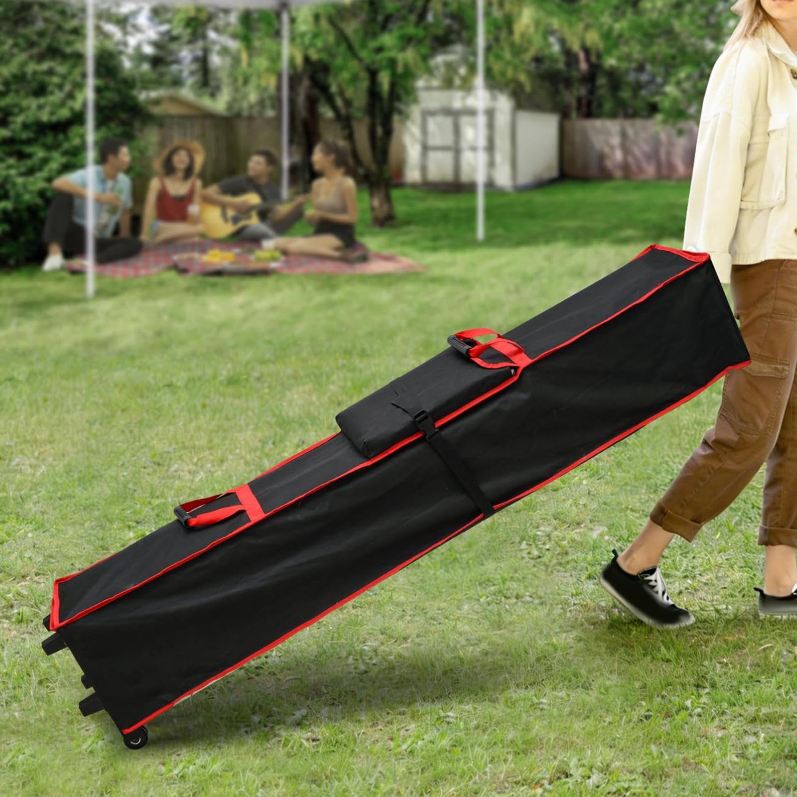 Milageto de Transport à roulettes pour Tente-abri imperméable Polyvalent Facile à Transporter