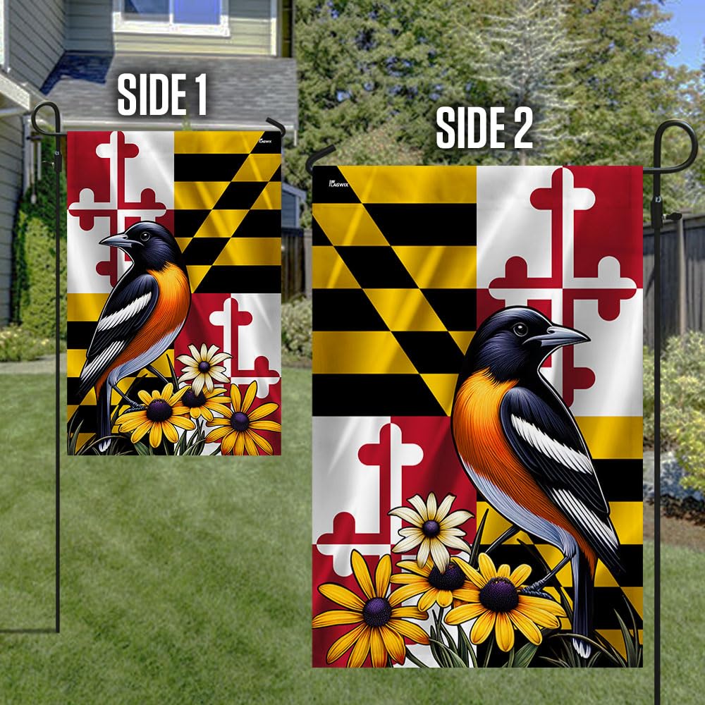 Amazon.com : FLAGWIX American Flag-Maryland State Baltimore Oriole